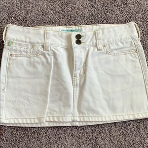 Hollister denim skirt